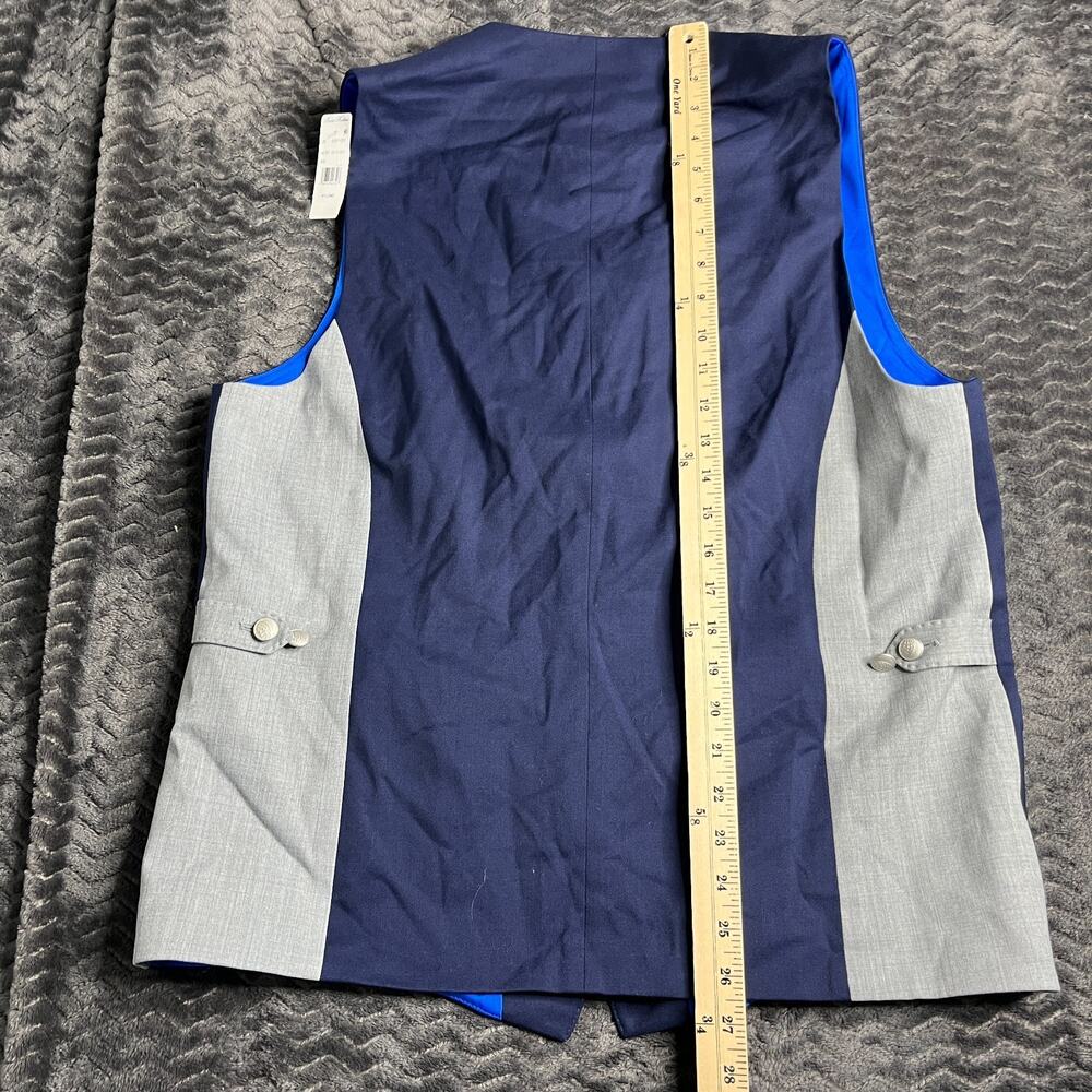 Brooks Brothers Vest Mens 41 Long Navy Dress Formal Tailored NWT - Picture 6 of 7
